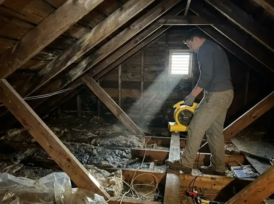 attic-water-damage-drying-proc-007 — frequently asked questions, Emergency Water Extraction & 24/7 Flood Response in Duquesn…